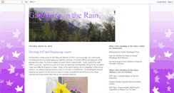 Desktop Screenshot of gardeningintherain.blogspot.com