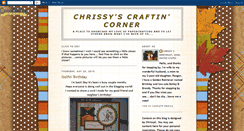 Desktop Screenshot of chrissyscricutcorner.blogspot.com