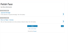 Tablet Screenshot of fetishface.blogspot.com