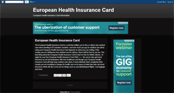 Desktop Screenshot of europeanhealthinsurancecard.blogspot.com