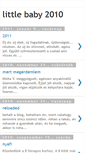 Mobile Screenshot of littlebaby2010.blogspot.com