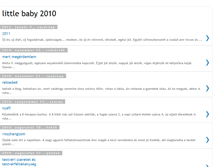 Tablet Screenshot of littlebaby2010.blogspot.com