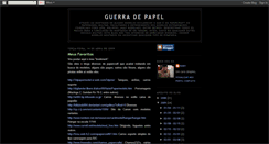 Desktop Screenshot of guerradepapel.blogspot.com