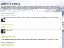 Tablet Screenshot of direitoefinancas.blogspot.com