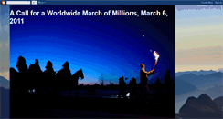 Desktop Screenshot of marchofmillions.blogspot.com