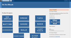 Desktop Screenshot of donotbleachme.blogspot.com
