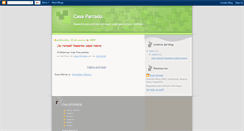 Desktop Screenshot of casaparrado.blogspot.com