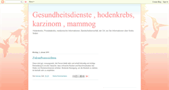 Desktop Screenshot of gesundheitsdienste.blogspot.com