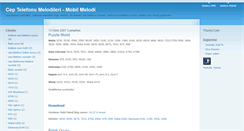 Desktop Screenshot of bedava-cep-melodi.blogspot.com