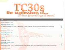 Tablet Screenshot of confessionsof30something.blogspot.com