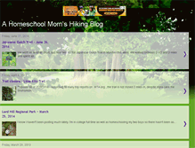 Tablet Screenshot of ahomeschoolmomshikingblog.blogspot.com