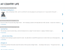Tablet Screenshot of donna-mycountrylife.blogspot.com