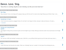 Tablet Screenshot of dancelovesing2.blogspot.com