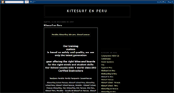 Desktop Screenshot of kitesurfenperu.blogspot.com