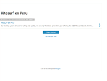 Tablet Screenshot of kitesurfenperu.blogspot.com