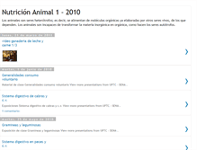 Tablet Screenshot of nutricionanimaluptc.blogspot.com