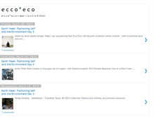 Tablet Screenshot of eccoeco.blogspot.com