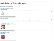 Tablet Screenshot of body-painting-tattoos-pictures.blogspot.com