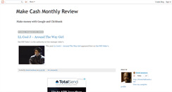 Desktop Screenshot of makecashmonthlyreview.blogspot.com
