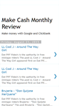 Mobile Screenshot of makecashmonthlyreview.blogspot.com