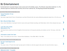 Tablet Screenshot of bjentertainment.blogspot.com