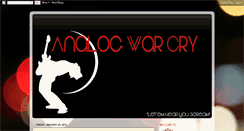 Desktop Screenshot of analogwarcry.blogspot.com