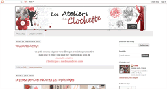 Desktop Screenshot of lescrapdeclochette.blogspot.com