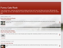 Tablet Screenshot of funnycatsrock.blogspot.com