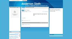 Desktop Screenshot of andersonsloth.blogspot.com