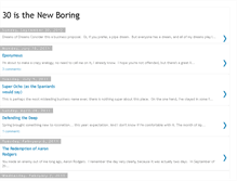 Tablet Screenshot of 30isthenewboring.blogspot.com