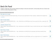 Tablet Screenshot of deckonfood.blogspot.com