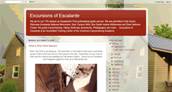 Desktop Screenshot of excursionsofescalante.blogspot.com