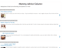 Tablet Screenshot of mommyadvicecolumnrecipes-lauren.blogspot.com