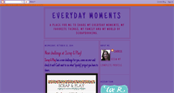 Desktop Screenshot of everydaymoments-carrie.blogspot.com