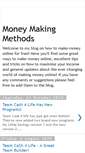 Mobile Screenshot of free-money-making-methods.blogspot.com
