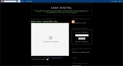 Desktop Screenshot of caosdainformacao.blogspot.com