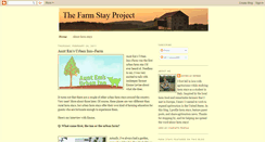 Desktop Screenshot of farmstays.blogspot.com