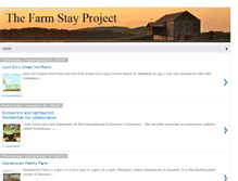 Tablet Screenshot of farmstays.blogspot.com