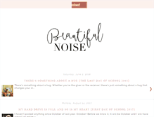 Tablet Screenshot of mybeautifulnoise.blogspot.com