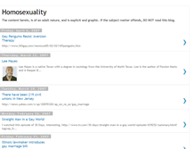 Tablet Screenshot of homosexuality-havethetime.blogspot.com