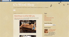 Desktop Screenshot of gswoodshop.blogspot.com