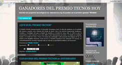 Desktop Screenshot of ganadorespremiotecnos.blogspot.com