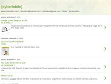 Tablet Screenshot of cyberlobito.blogspot.com