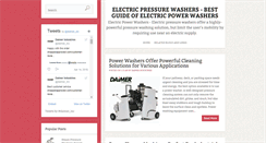 Desktop Screenshot of electric-pressure-washers.blogspot.com