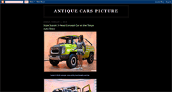 Desktop Screenshot of antiquecarspicture.blogspot.com