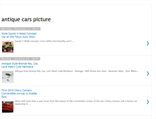 Tablet Screenshot of antiquecarspicture.blogspot.com