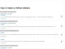 Tablet Screenshot of how2makeamilliondollars.blogspot.com