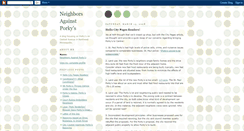 Desktop Screenshot of neighborsagainstporkys.blogspot.com