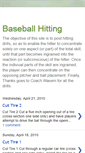 Mobile Screenshot of baseball-hitting.blogspot.com
