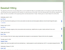 Tablet Screenshot of baseball-hitting.blogspot.com